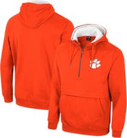COLOSSEUM Men's Colosseum Orange Clemson Tigers Half-Zip Hoodie