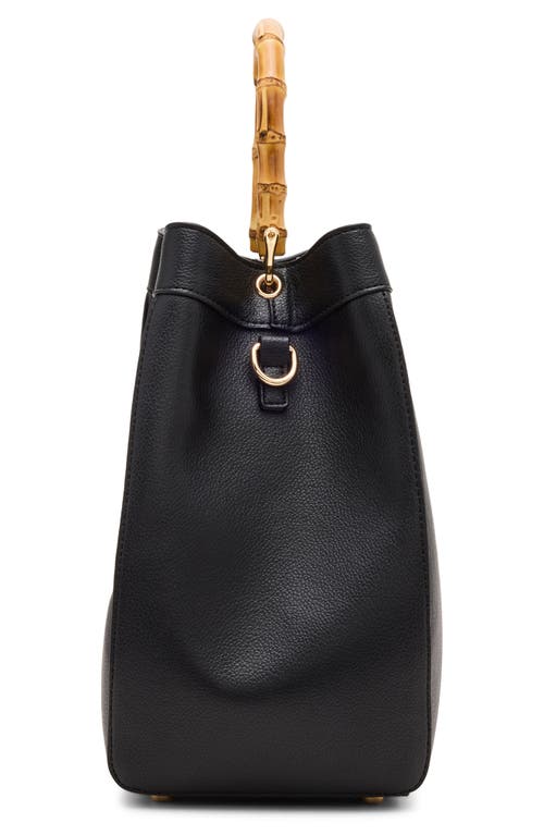 ANNE KLEIN ANNE KLEIN BAMBOO TOP HANDLE SATCHEL 