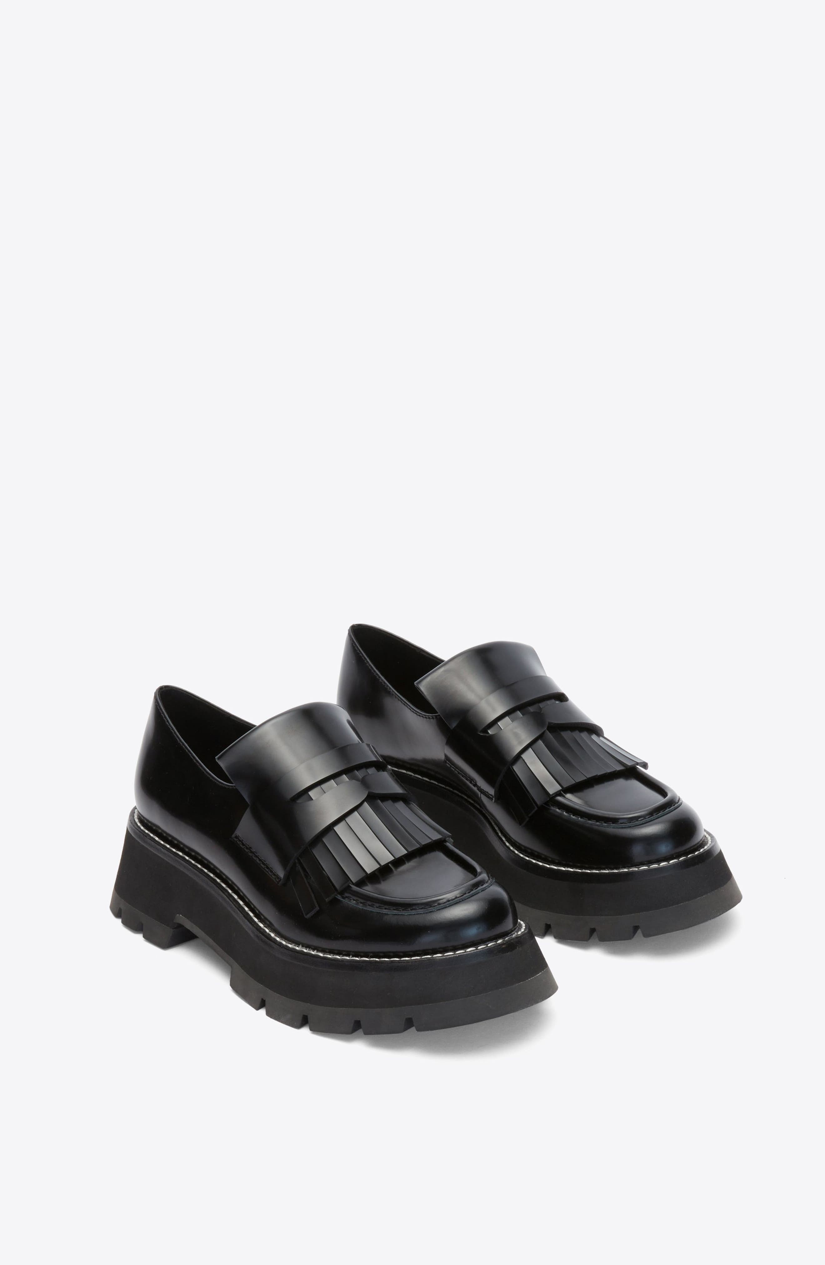 3.1 Phillip Lim Kate Tassel Loafer, Alternate, color, Black