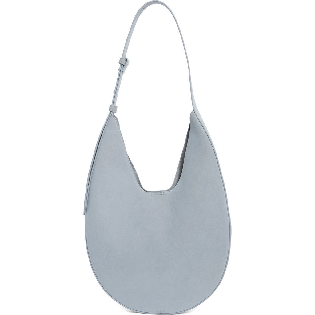 BCBG Hobo Faux Suede Shoulder Bag in Sky Blue at Nordstrom Rack