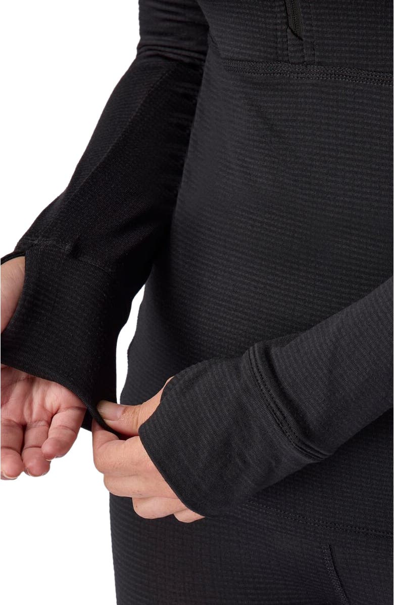 Backcountry Pines Micrrid Ultra-Lt Baselayer 1/4-Zip Top - Women
s, Alternate, color, Black