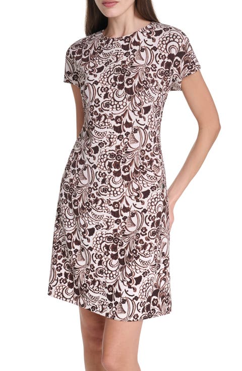 Scuba Crepe Sheath Dress
