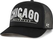 '47 Men's '47 Black Chicago White Sox Backhaul Foam Trucker Snapback Hat