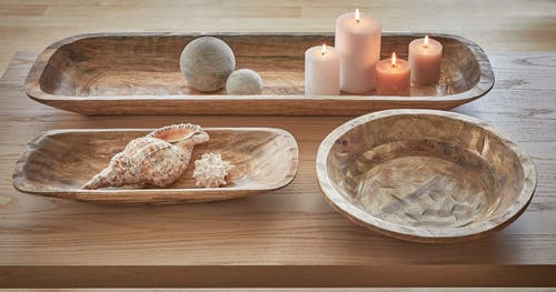 Tag Watermill Round Dough Bowl In Brown