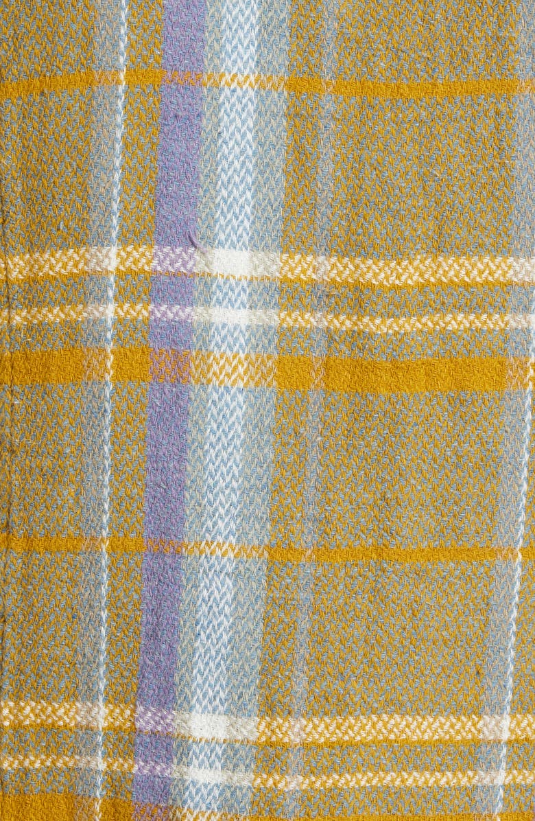 Corridor Acid Plaid Cotton Button-Up Shirt, Alternate, color,