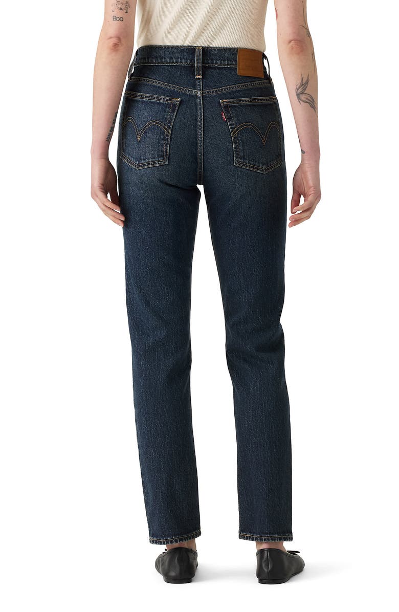 Levi's<sup>®</sup> Wedgie High Waist Slim Leg Jeans, Alternate, color, Parallel Life