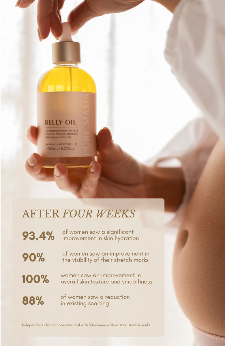 PURE MAMA Belly & Body Oil, Alternate, color, Yellow/Gold