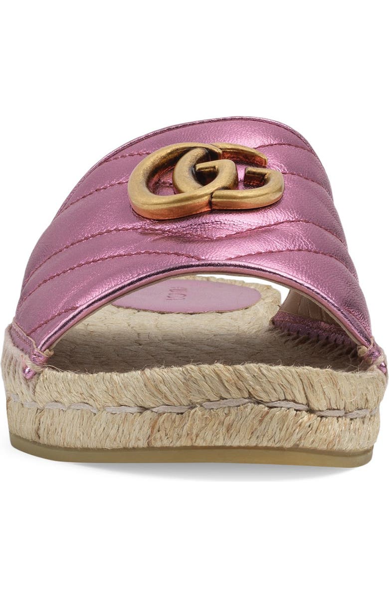Gucci Pilar Espadrille Slide Sandal, Alternate, color,