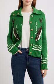 THE GREAT. The Bass Cardigan
