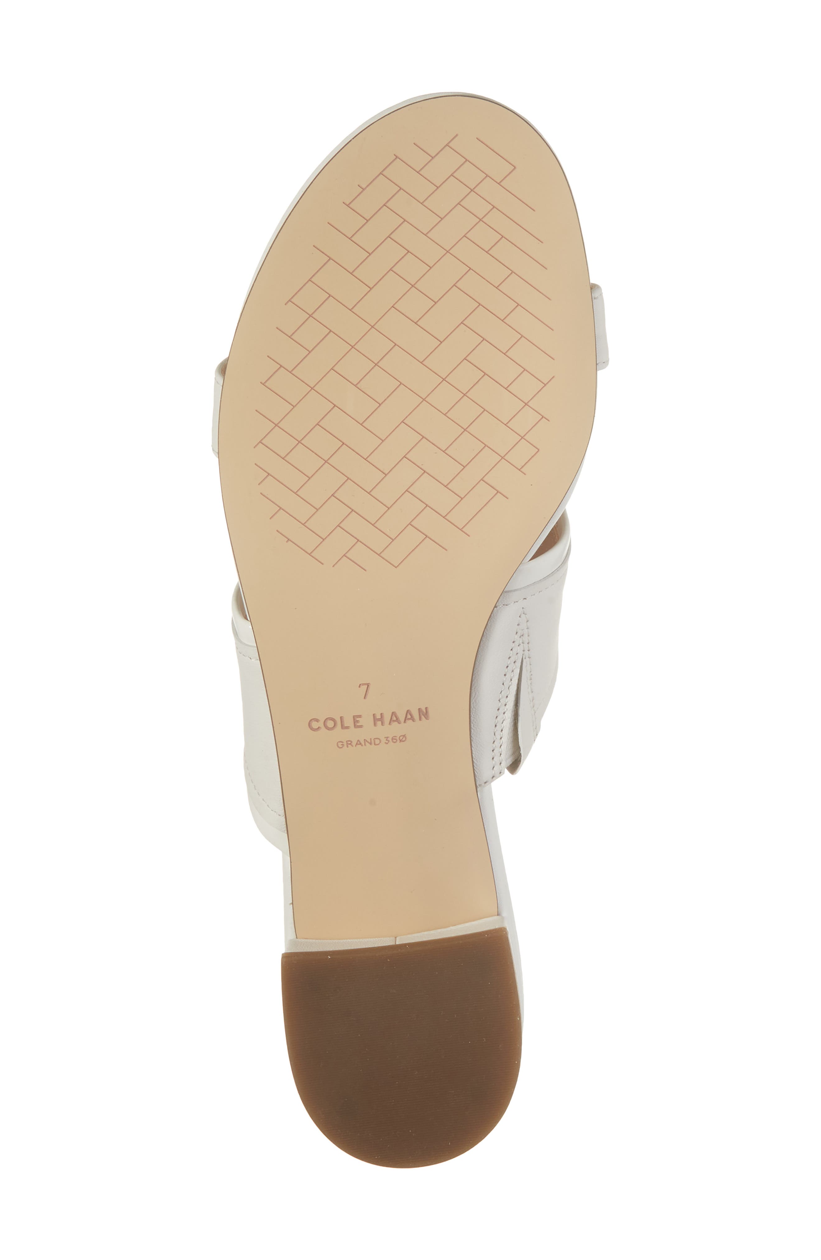 Fionna Wave Double Band Slide Sandals, Alternate, color, CH POWDER LEATHER