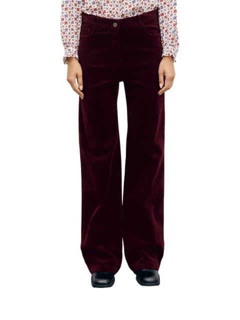 Mag Wide Leg Corduroy Trousers