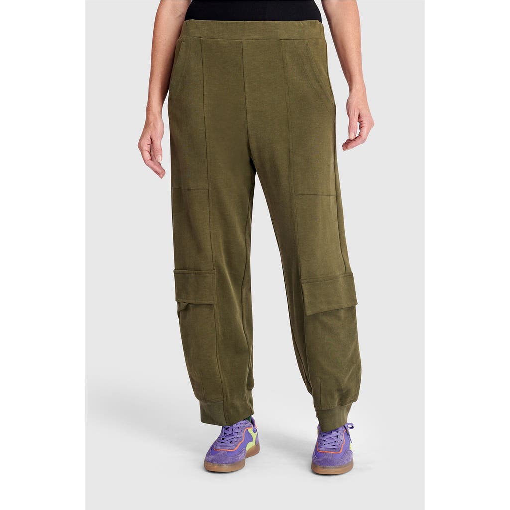 Alembika Cargo Sweatpants In Green