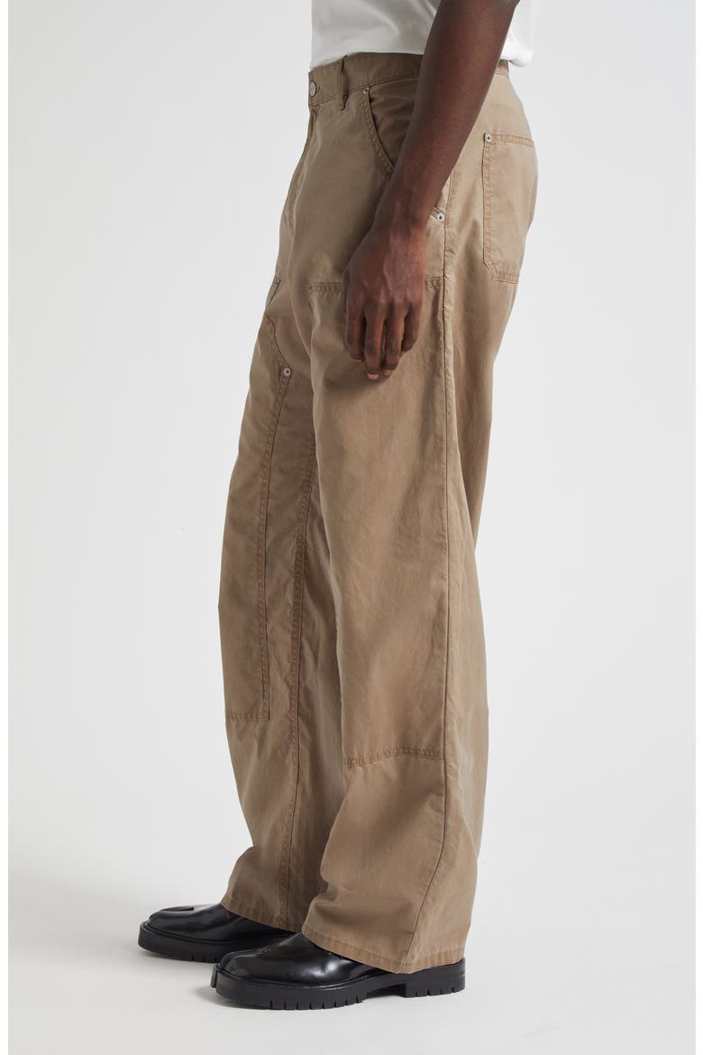 Five-Pocket Cotton Straight Leg Pants, Alternate, color, DUNE
