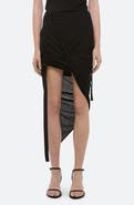Helmut Lang Wind Asymmetric Jersey Skirt
