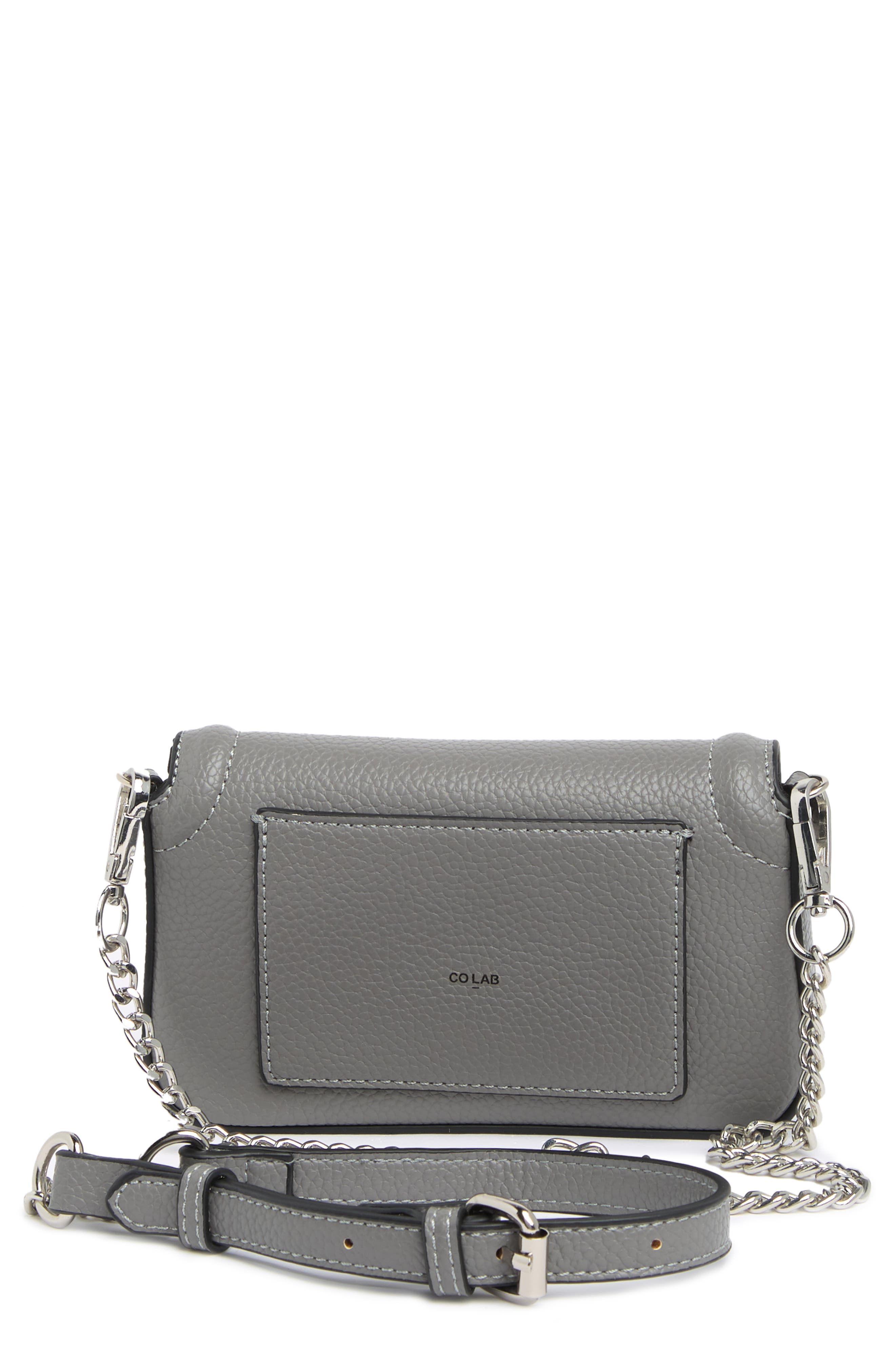 Tech Crossbody Bag, Alternate, color, STEEL