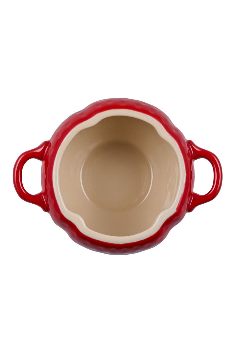 Strawberry Stoneware Mini Cocotte, Alternate, color, CERISE