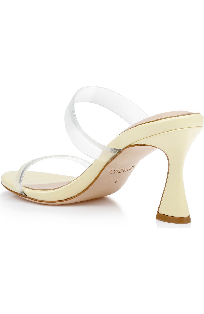 L'AGENCE Idalie Slide Sandal, Alternate, color, Yellow Vinyl
