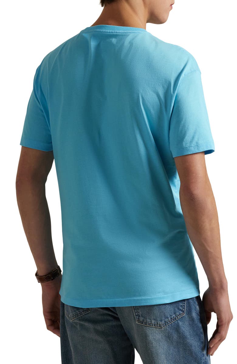 Polo Ralph Lauren Embroidered Short Sleeve Jersey T-Shirt, Alternate, color, 