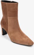 Forever & Always Shoes Kyoto Leather Block Heel Boot