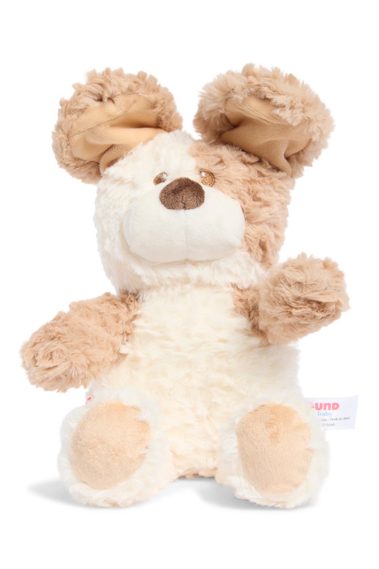 Peekaboo Peeki Pup Toy, Main, color, BEIGE MULTI