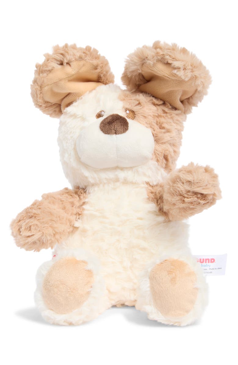 Gund Peekaboo Peeki Pup Toy, Main, color, Beige Multi