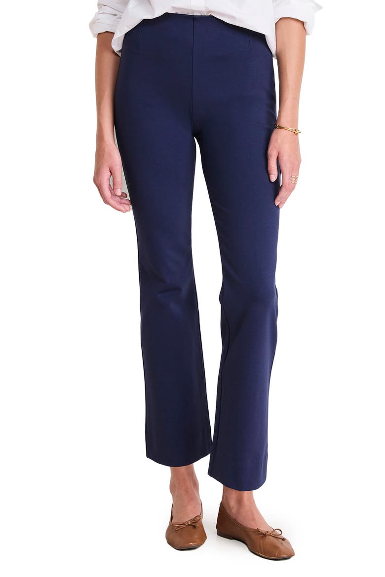 Peyton Crop Ponte Pants, Main, color, NAUTICAL NAVY