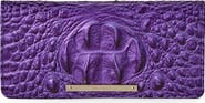 Brahmin 'Ady' Croc Embossed Continental Wallet