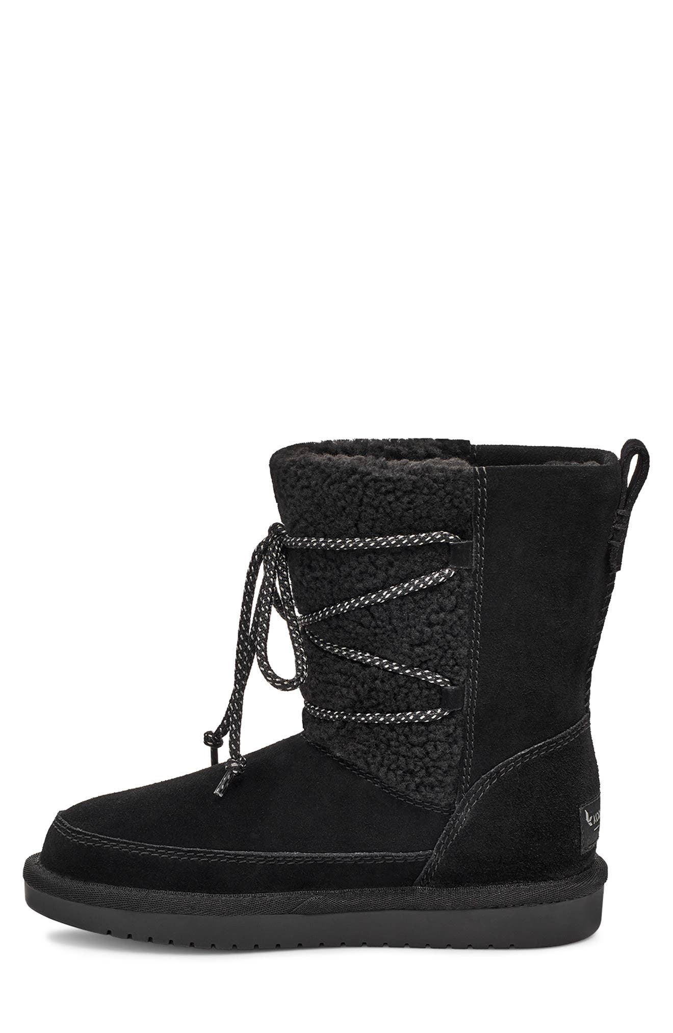 Koolaburra by UGG<sup>®</sup> KOOLABURRA BY UGG Michon Faux Fur Detail Boot, Alternate, color, 