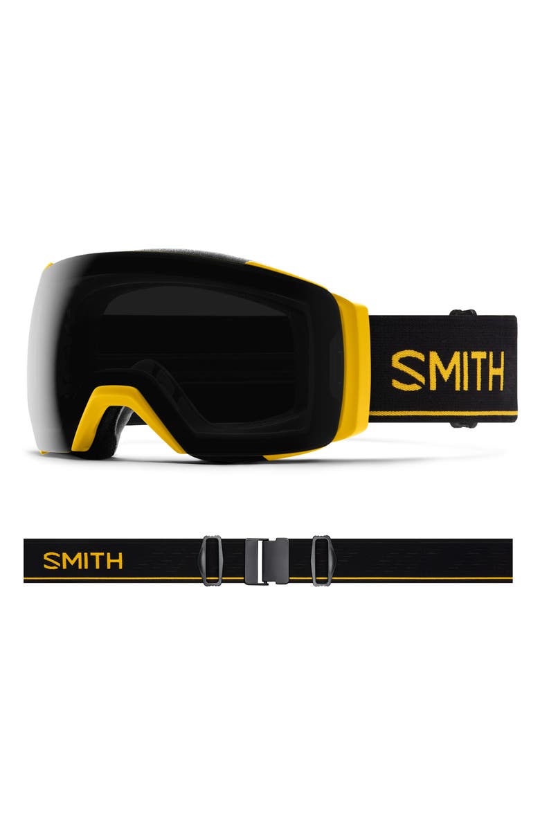 Smith I/O MAG<sup>™</sup> ChromoPop<sup>™</sup> XL Low Bridge Snow Goggles, Main, color, Killer Bee/Chromapop Sun Black