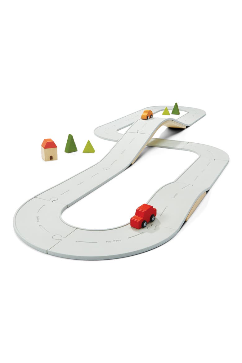 Large Rubber Road & Rail Set, Main, color, MULTI