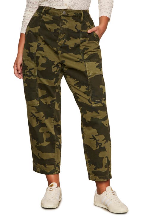 Boyfriend High Waist Ankle Utility Pants