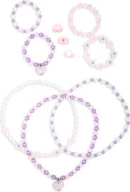 Capelli New York Kids' 10-Piece Assorted Necklaces, Bracelets & Rings Set