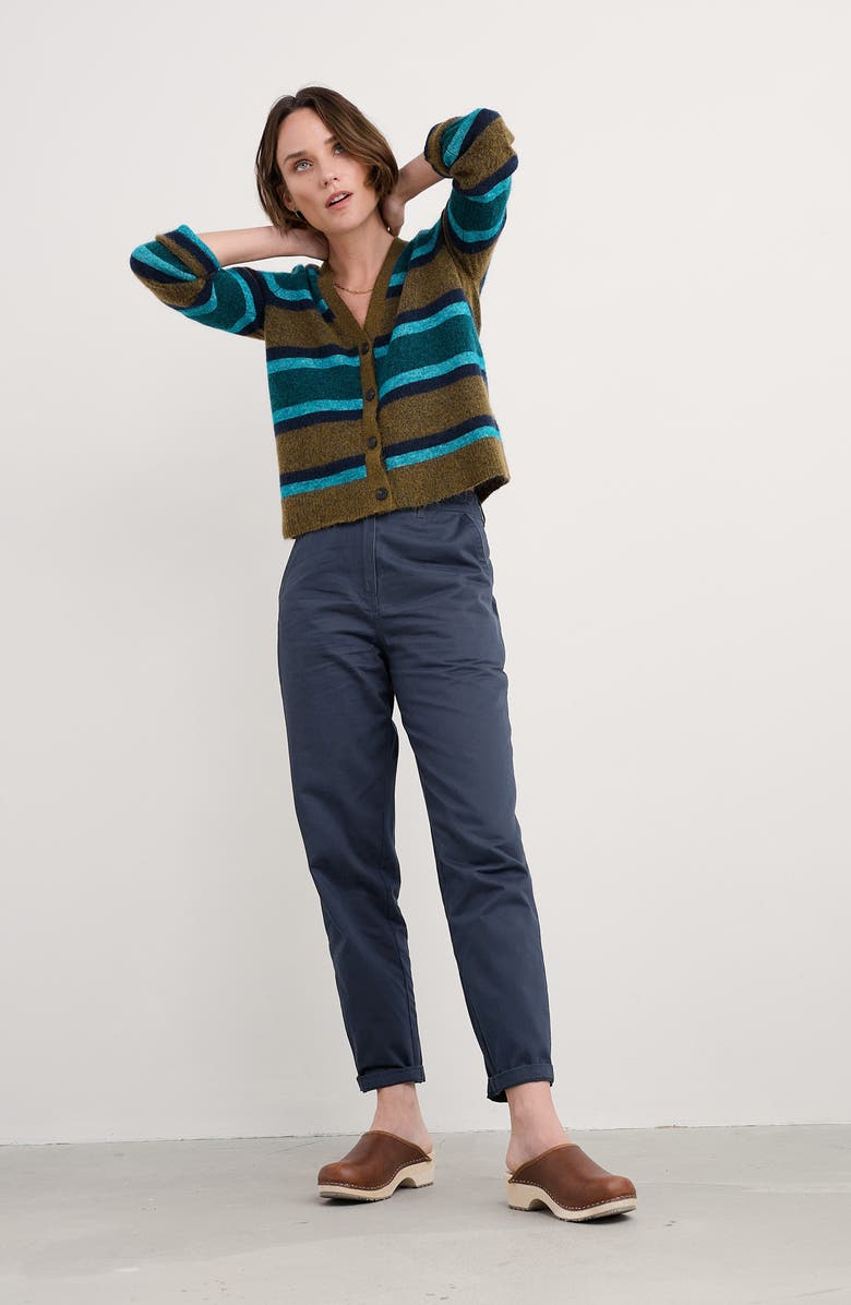 Seasalt Cornwall Etching Stripe Cardigan, Alternate, color,