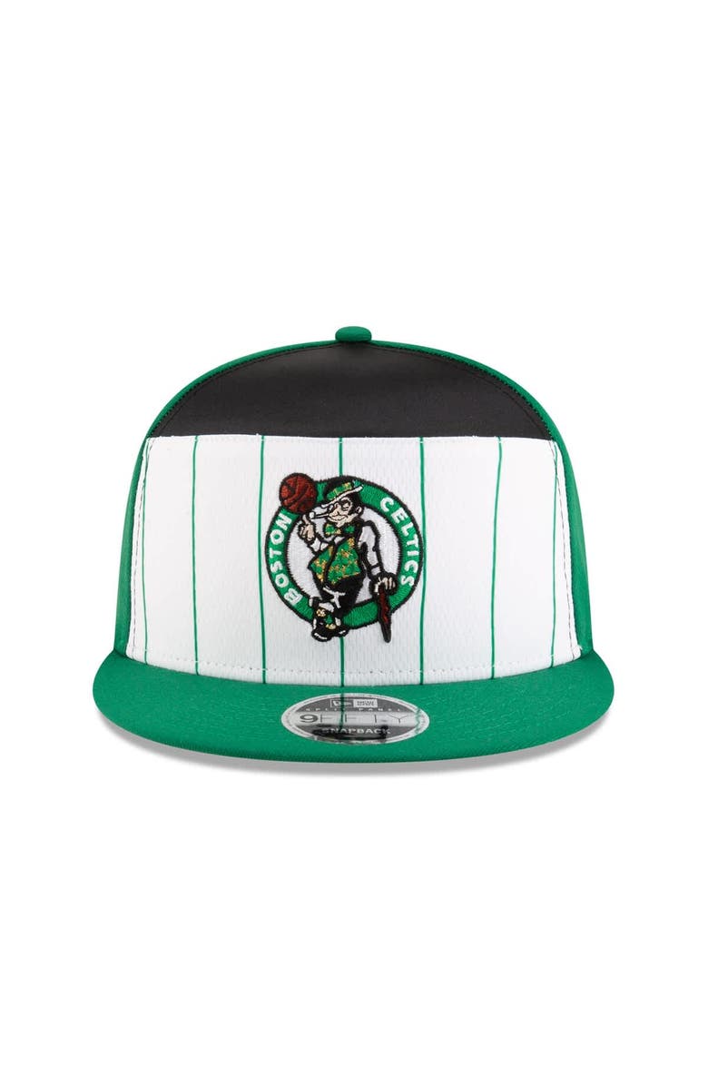 New Era Men's New Era  White/Kelly Green Boston Celtics 2025 NBA Tip Off Split Panel 9FIFTY Snapback Hat, Alternate, color, White