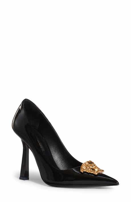 Versace La Medusa Pointed Toe Pump