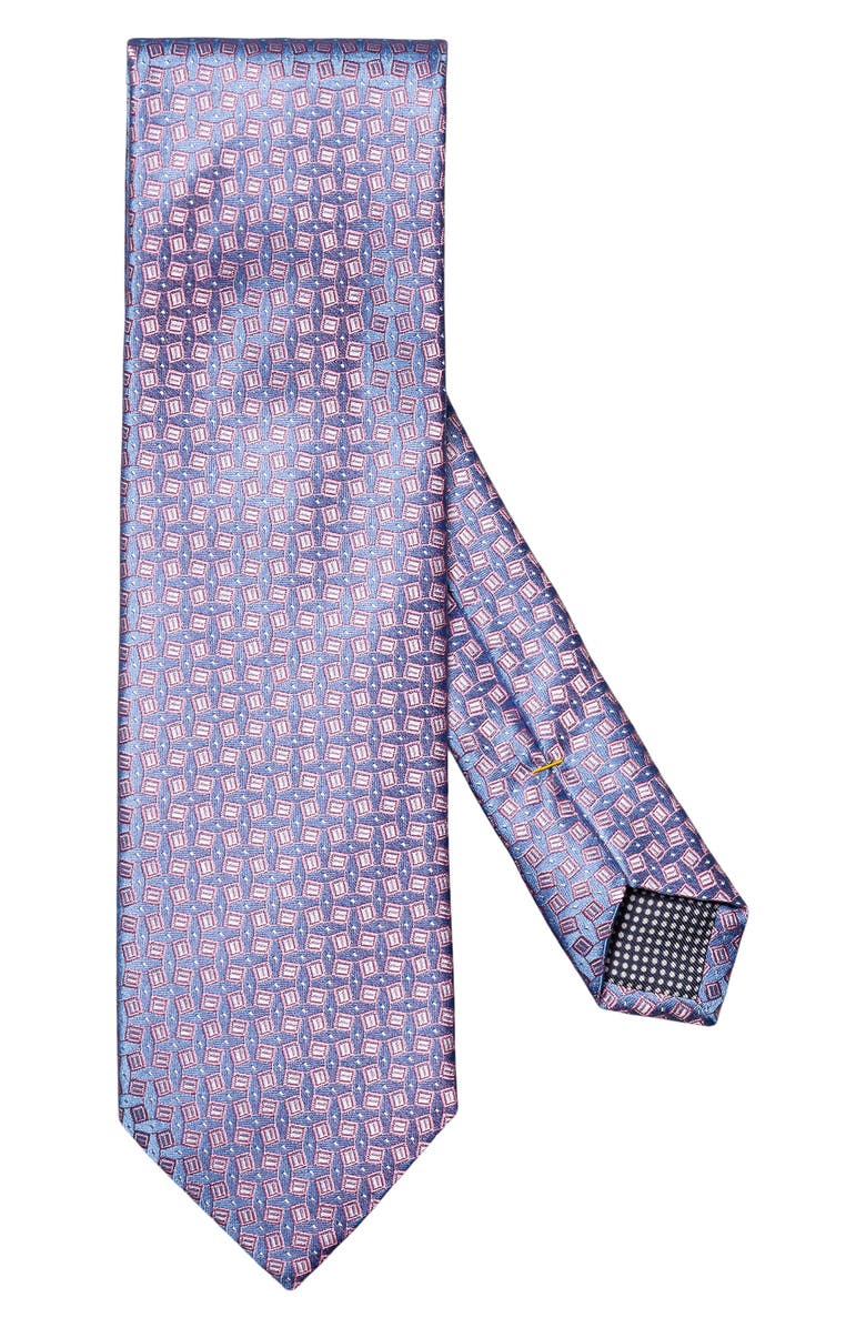 Eton Square Neat Silk Tie, Main, color,