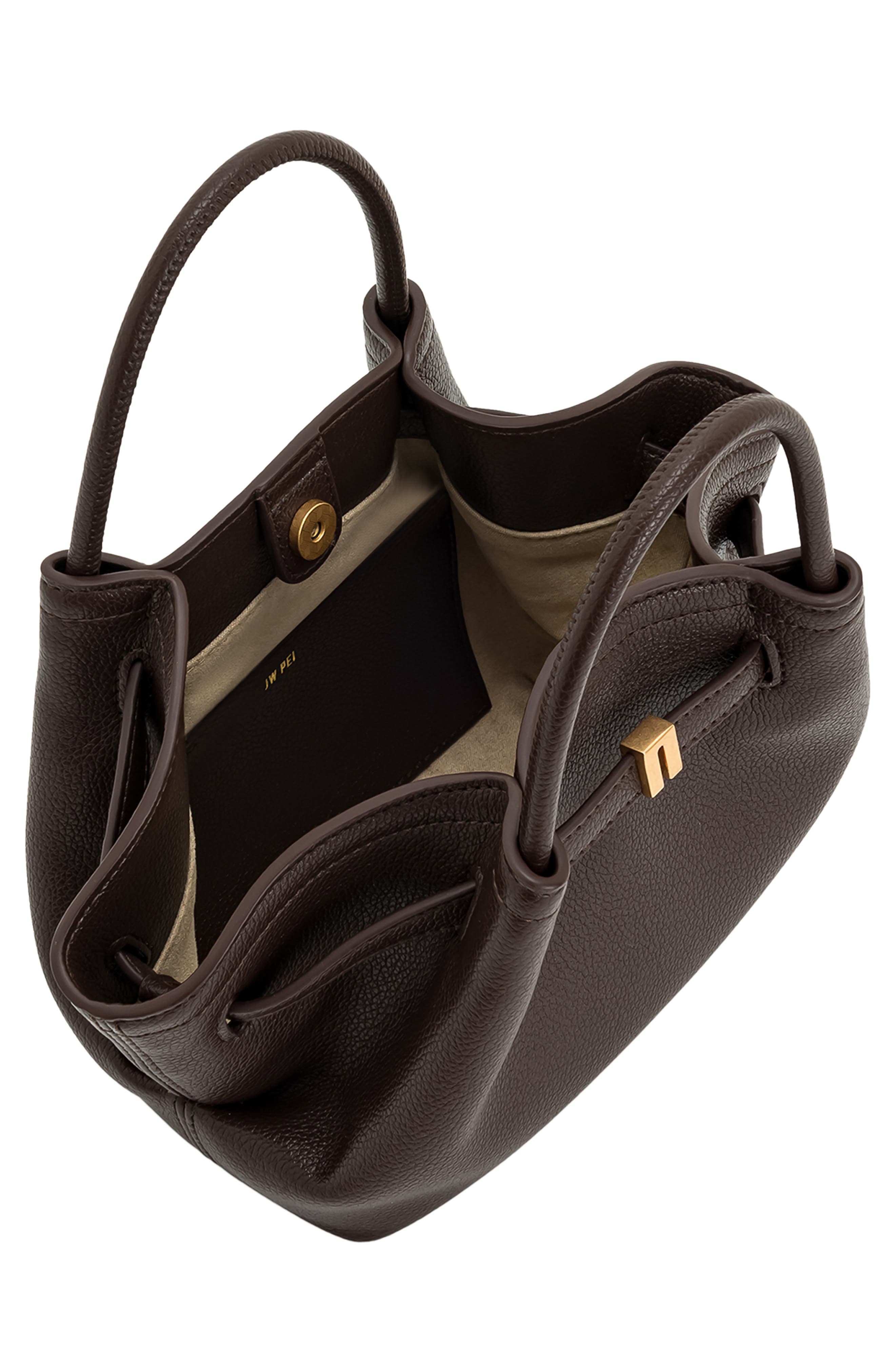 JW PEI Mini Hana Faux Leather Tote, Alternate, color, 