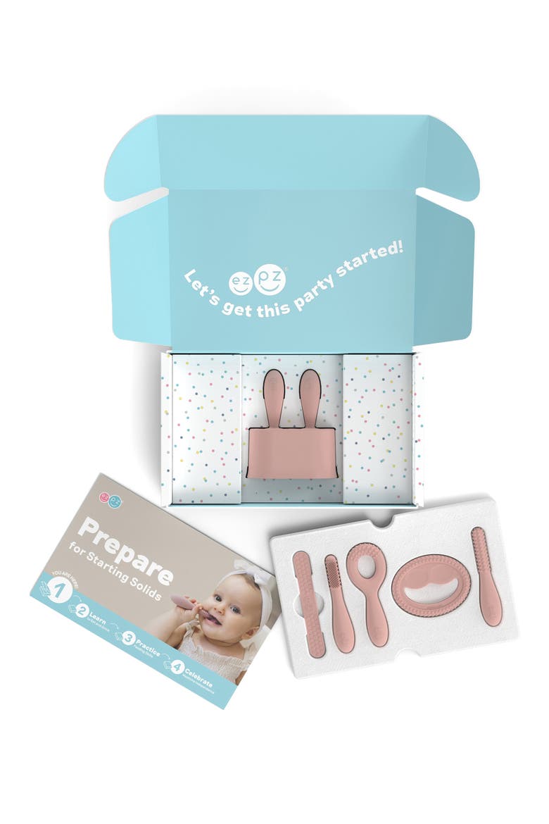 Kit 1 - Prepare for Starting Solids Pre-Feeding Tools, Main, color, BLUSH