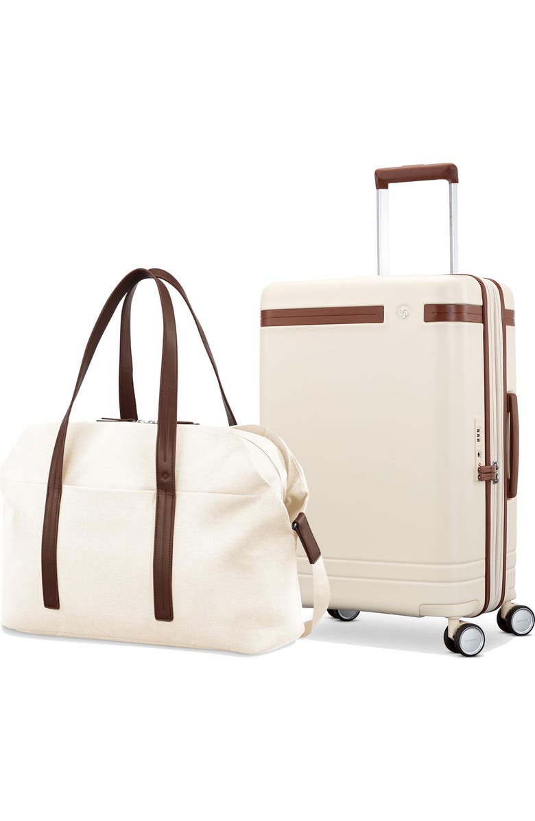 Samsonite Virtuosa Weekender & Carry On 2-Piece Set, Main, color, Off White