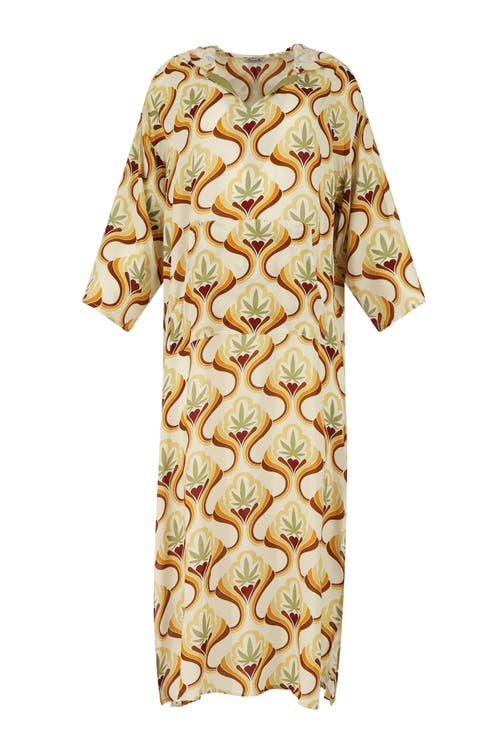 Henelle Hooded Kaftan In Higher State