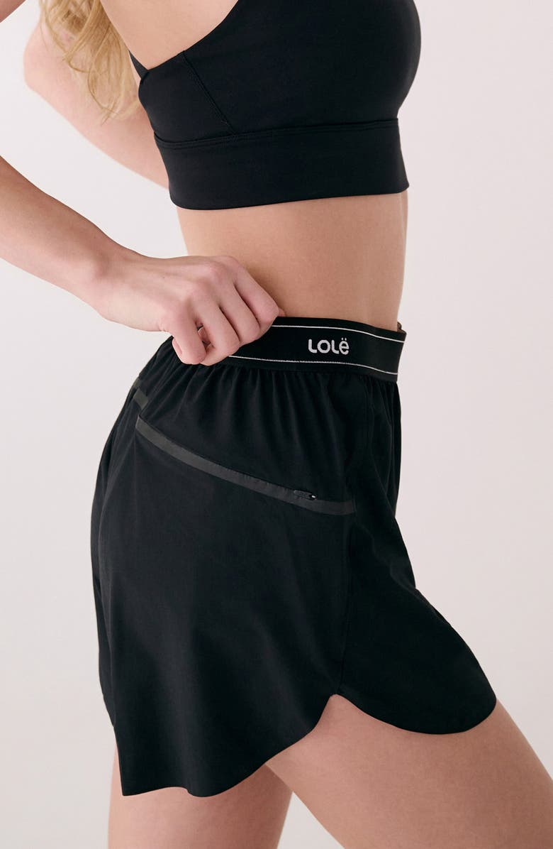 Lole Sofia Active Shorts, Alternate, color, Black