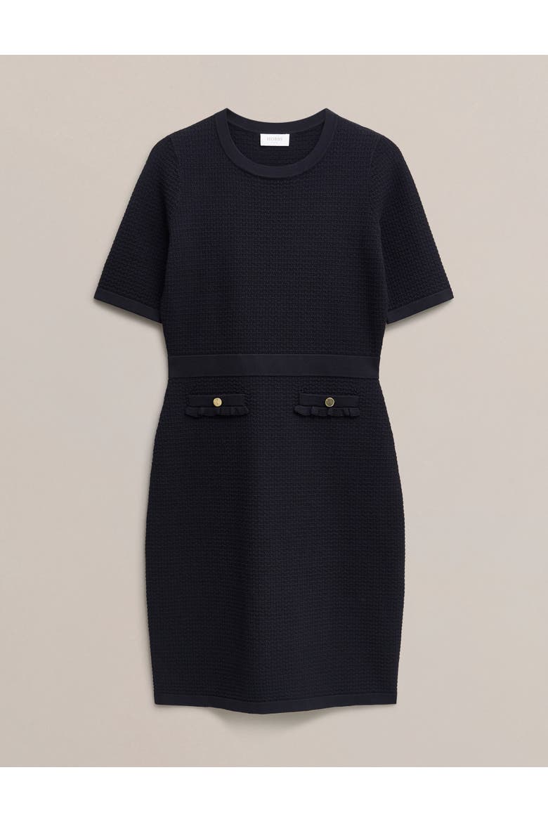 Petra Knitted Dress, Alternate, color, Hobbs Navy