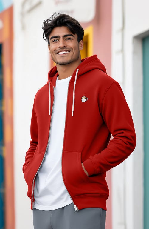 DALIX DALIX CAPPUCCINO ZIP HOODIE