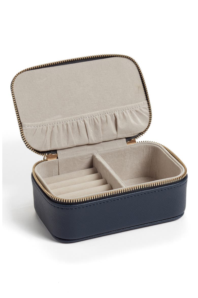 Mini Jewelry Box, Alternate, color, NAVY