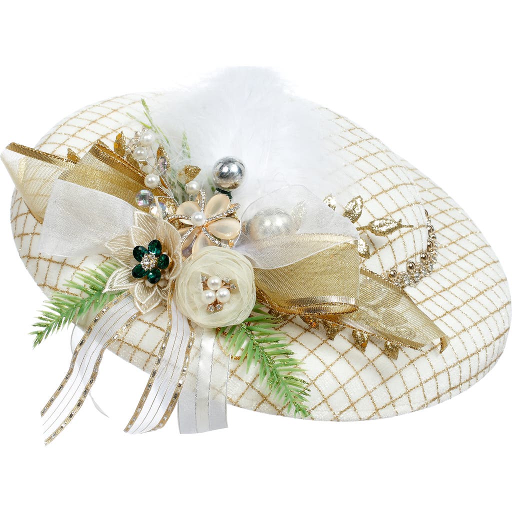 Mark Roberts Hat Ornament, White In White