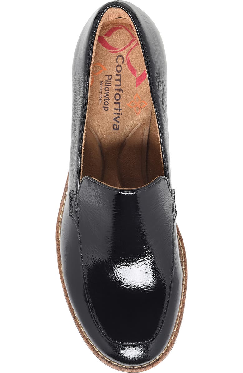 Comfortiva Farland Wedge Loafer, Alternate, color, Black Patent