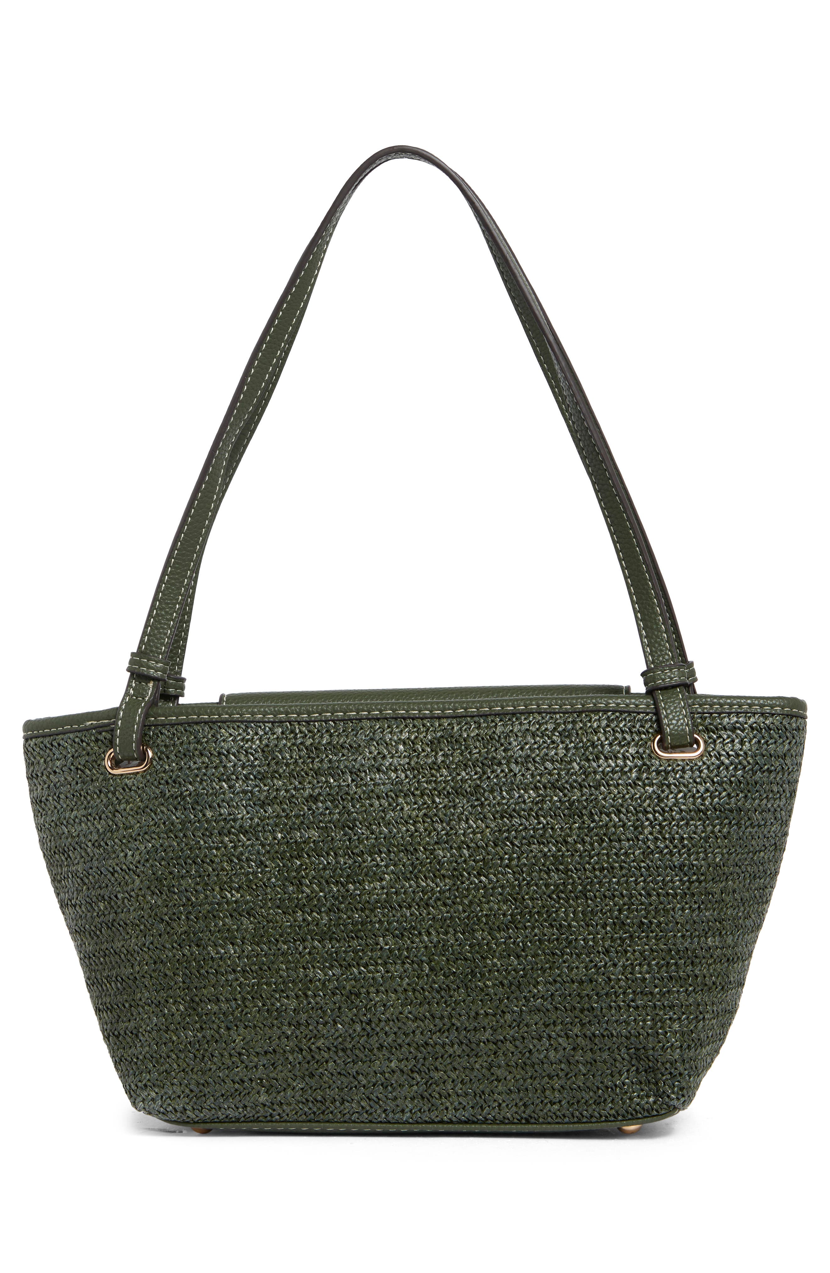 Nanette Lepore Annais Shoulder Bag, Alternate, color, Clover Straw Clover