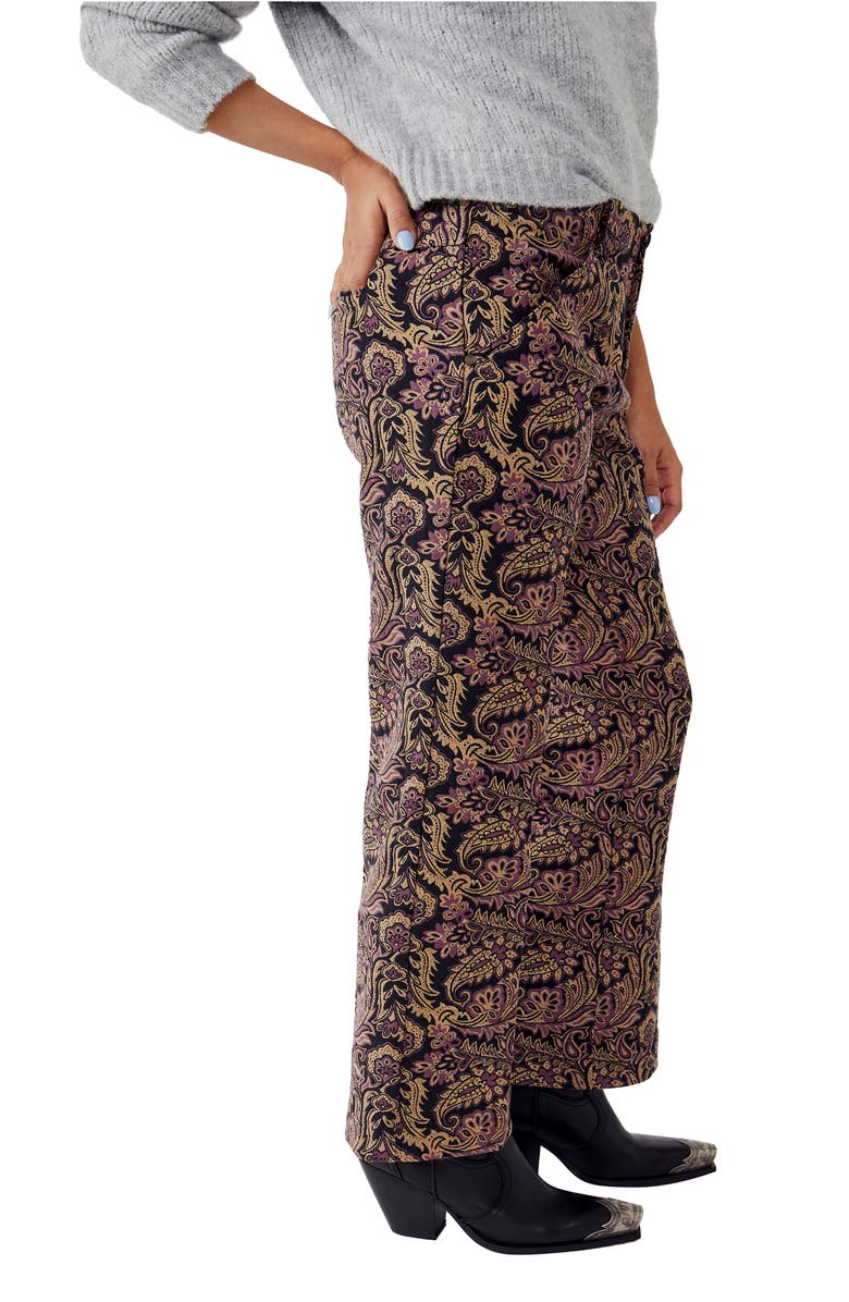 Free People Walker Relaxed Jacquard Pants, Alternate, color,
