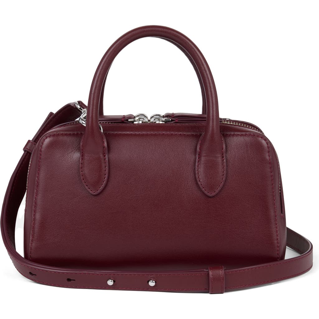 We-ar4 The Ivy 22 Leather Satchel In Burgundy
