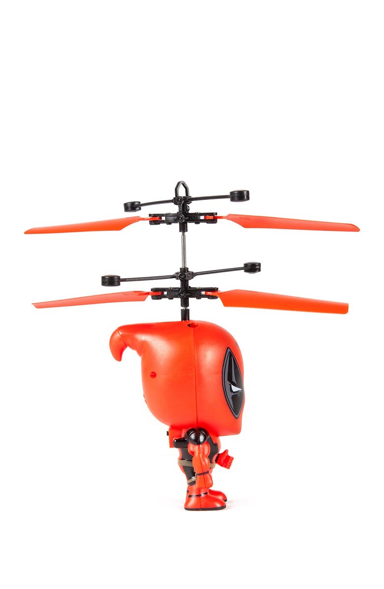 WORLD TECH TOYS Marvel 3.5" Deadpool Flying Figure IR Helicopter, Alternate, color, 
